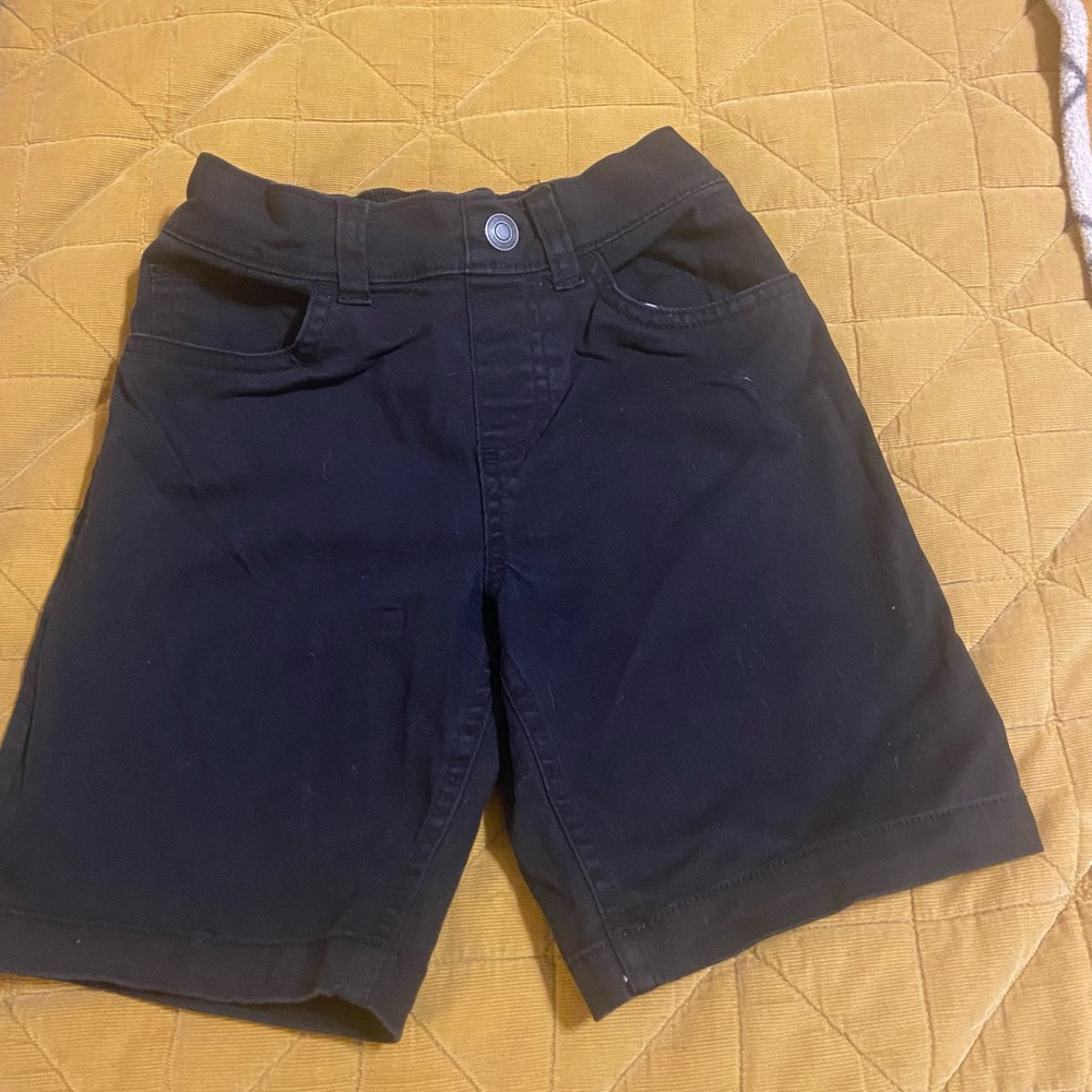 365 Kids Black Khaki Shorts